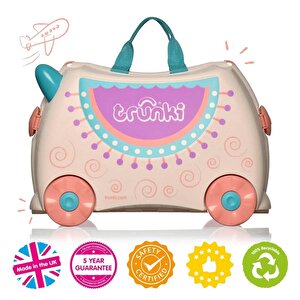 Trunki Lama Lola Binilen Ve Sürülen Çocuk Bavulu
