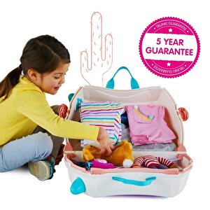 Trunki Lama Lola Binilen Ve Sürülen Çocuk Bavulu