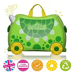 Trunki Dinozor Dudley Binilen Ve Sürülen Çocuk Bavulu