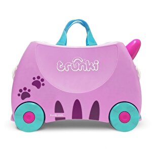 Trunki Kedi Cassie Binilen Ve Sürülen Çocuk Bavulu