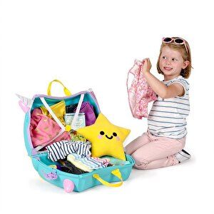 Trunki Una Unicorn Binilebilen Ve Sürülen Çocuk Bavulu