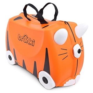 Trunki Kaplan Tipu Binilen Ve Sürülen Çocuk Bavulu