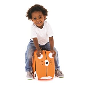 Trunki Kaplan Tipu Binilen Ve Sürülen Çocuk Bavulu