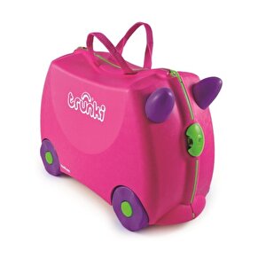Trunki Pembe Trixie Binilen Ve Sürülen Çocuk Valizi