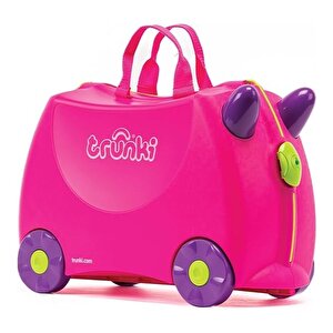 Trunki Pembe Trixie Binilen Ve Sürülen Çocuk Valizi