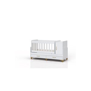 Yataklı, Mdf Korkuluklu, Anne Yanı, Dolaplı, Çekmeceli, Büyüyen, Sallanır Beşik 60 X 120