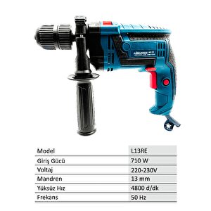 İbeltech L13re 710 Watt Elektrikli Darbeli Matkap