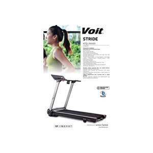 Stride Otomati̇k Eği̇mli̇ Koşu Bandi