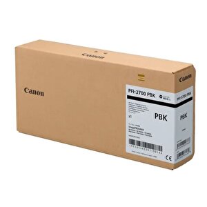 Pfi-3700 Pbk (photo Black) Fotoğraf Siyah Orijinal Mürekkep Kartuş 700 Ml. (6444c001)