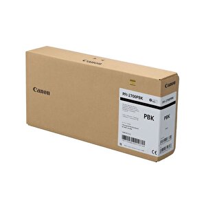 Pfi-2700 Pbk (photo Black) Fotoğraf Siyah Orijinal Mürekkep Kartuş 700 Ml. (5288c001)