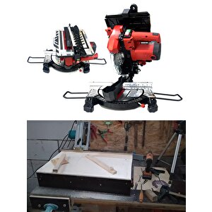 1200 Watt Pro 210 Mm Bakır Sargı Alttan Üstten Tablalı Tezgah Üstü Gönye Kesme Makinesi
