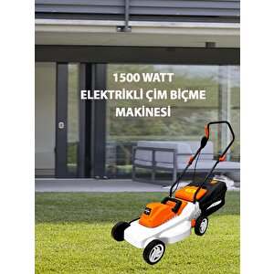 Kawashima 1500 Watt Elektrikli Çim Biçme Ot Biçme Makinesi