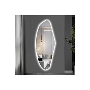 Boy Aynası Flora Saturn Dekoratif Boy Aynası Ledli Dokunmatik Gf-001
