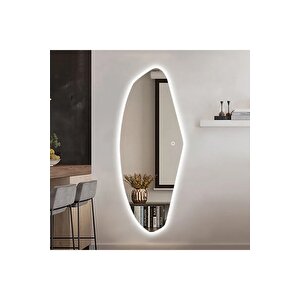 Boy Aynası Flora Saturn Dekoratif Boy Aynası Ledli Dokunmatik Gf-001