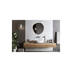Flora Fuen Banyo Aynası Led Işıklı / Makyaj Aynası Lavabo Aynası / Ledli Ayna