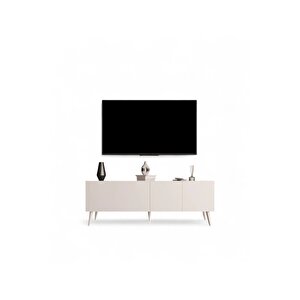 Luna Tv Ünitesi /tv Sehpası Ahşap Ayaklı (160 Cm)