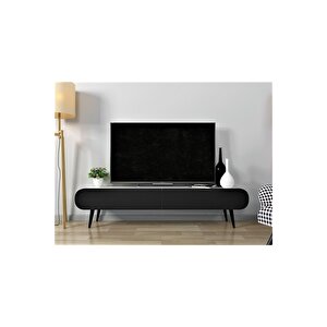 Flora Dia Dekoratiif Tv Ünitesi 150 Cm (beyaz-si̇yah)