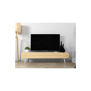 Flora Dia Dekoratiif Tv Ünitesi 150 Cm (beyaz-meşe)