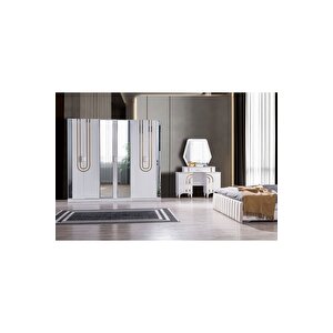 Sole Yatak Odası Takımı (dolap + Şifonyer + Komodin + Karyola) 160x200 cm