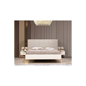 Uriel Yatak Odası Takımı (dolap + Şifonyer + Komodin + Karyola) 160x200 cm