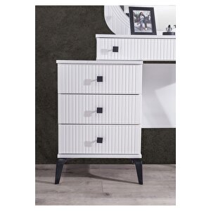 Stil (beyaz ) Modern Aynalı Şifonyer