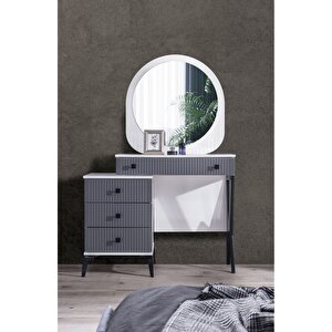 Stil (antrasit) Modern Aynalı Şifonyer