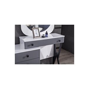 Stil (antrasit) Modern Aynalı Şifonyer