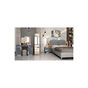 Yuvam Yatak Odası Takımı (dolap + Şifonyer + Komodin + Karyola) 160x200 cm