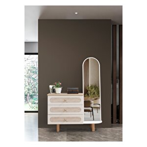 Eris Yatak Odası Takımı (dolap + Şifonyer + Komodin + Karyola) 160x200 cm
