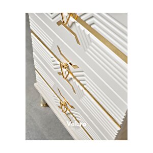 Kristal Modern Aynalı Şifonyer