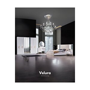Rio Gold Modern 6 Kapaklı Aynalı Gardırop (dolap)