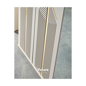 Kristal Modern 6 Kapaklı Aynalı Gardırop (dolap)