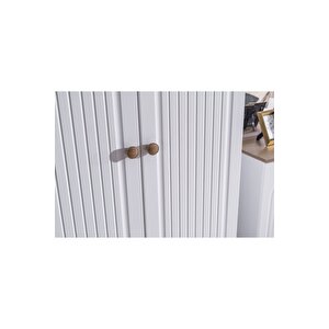 Bohem Modern 6 Kapaklı Aynalı Gardırop (dolap)