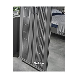 Pırlanta Modern 6 Kapaklı Aynalı Gardırop (dolap) 240x210 cm