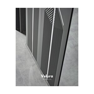 Zümrüt Modern 6 Kapaklı Aynalı Gardırop (dolap)