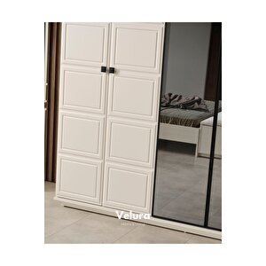 Vizyon Modern 6 Kapaklı Aynalı Gardırop (dolap) 240x210 cm