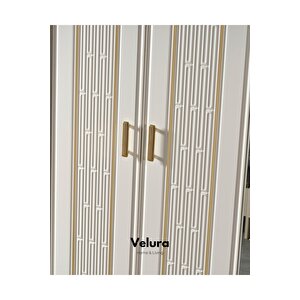 İnci Modern 6 Kapaklı Aynalı Gardırop (dolap)
