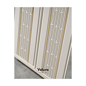 İnci Modern 6 Kapaklı Aynalı Gardırop (dolap)