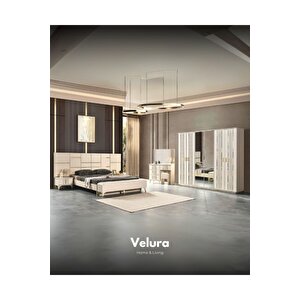 İnci Modern 6 Kapaklı Aynalı Gardırop (dolap)