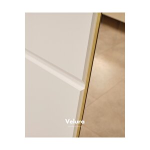 Masal Modern 6 Kapaklı Aynalı Gardırop (dolap)