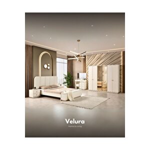 Masal Modern 6 Kapaklı Aynalı Gardırop (dolap)