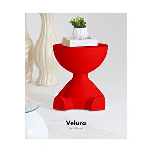 Tedy Yan Sehpa & Ayıcık Zigon Sehpa & Pinterest Sehpa Modeli - Kırmızı