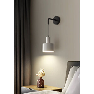 Retro Metal Dekoratif Rustik Beyaz Vintaje Modern Duvar Aplik