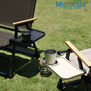 Microcase Kamp Sandalyeleri Için Çok Amaçlı Sehpa Bardaklık Telefon Tutucu 285x170 Al5278