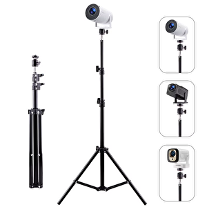 Taşınabilir Projeksiyon Cihazı Vb 1/4 Vida Girişli 2.1 Mt Eğim Ve Açı Ayarlamalı Tripod - Al5173