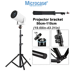 Taşınabilir Projeksiyon Cihazı Vb 1/4 Vida Girişli 2.1 Mt Eğim Ve Açı Ayarlamalı Tripod - Al5173