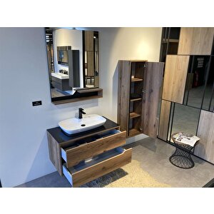 Orka Galia 100 Cm Lidya Banyo Dolabı Alt Modül Ve Lavabo