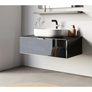 Orka Yalıköy 90 Cm, Beyaz Lavabo, Banyo Dolabı Alt Modül Ve Lavabo