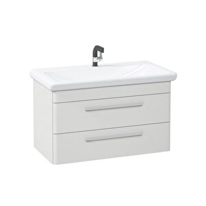 Rose 95 Cm Kaşmir Banyo Dolabı Alt Modül Ve Lavabo