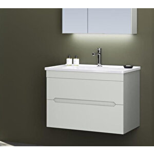 Varna 80 Cm Kaşmir Banyo Dolabı Alt Modül Ve Lavabo